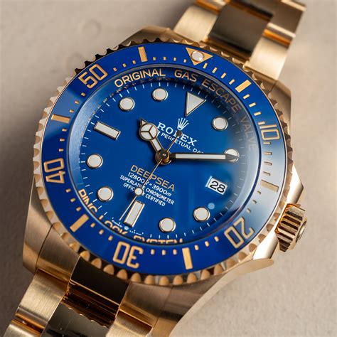 rolex deepsea gold price